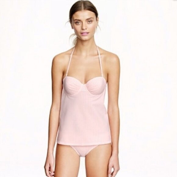 J. Crew Seersucker Swing Tankini Top - Picture 6 of 6